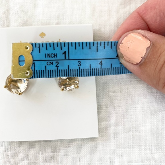 Kate Spade Clear Stone Stud Earrings - Picture 5 of 12